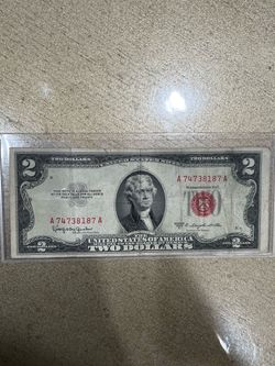 1953 Series C $2 Red Seal US Note