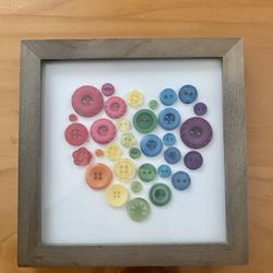5 x 5 Photo Frame With Pride Buttons