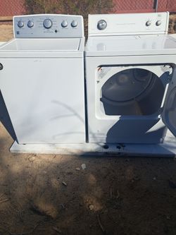 Kenmore Washer and Roper by Whirlpool Dryer 