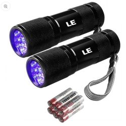 Lepro Small UV Flashlight (2 Pack)