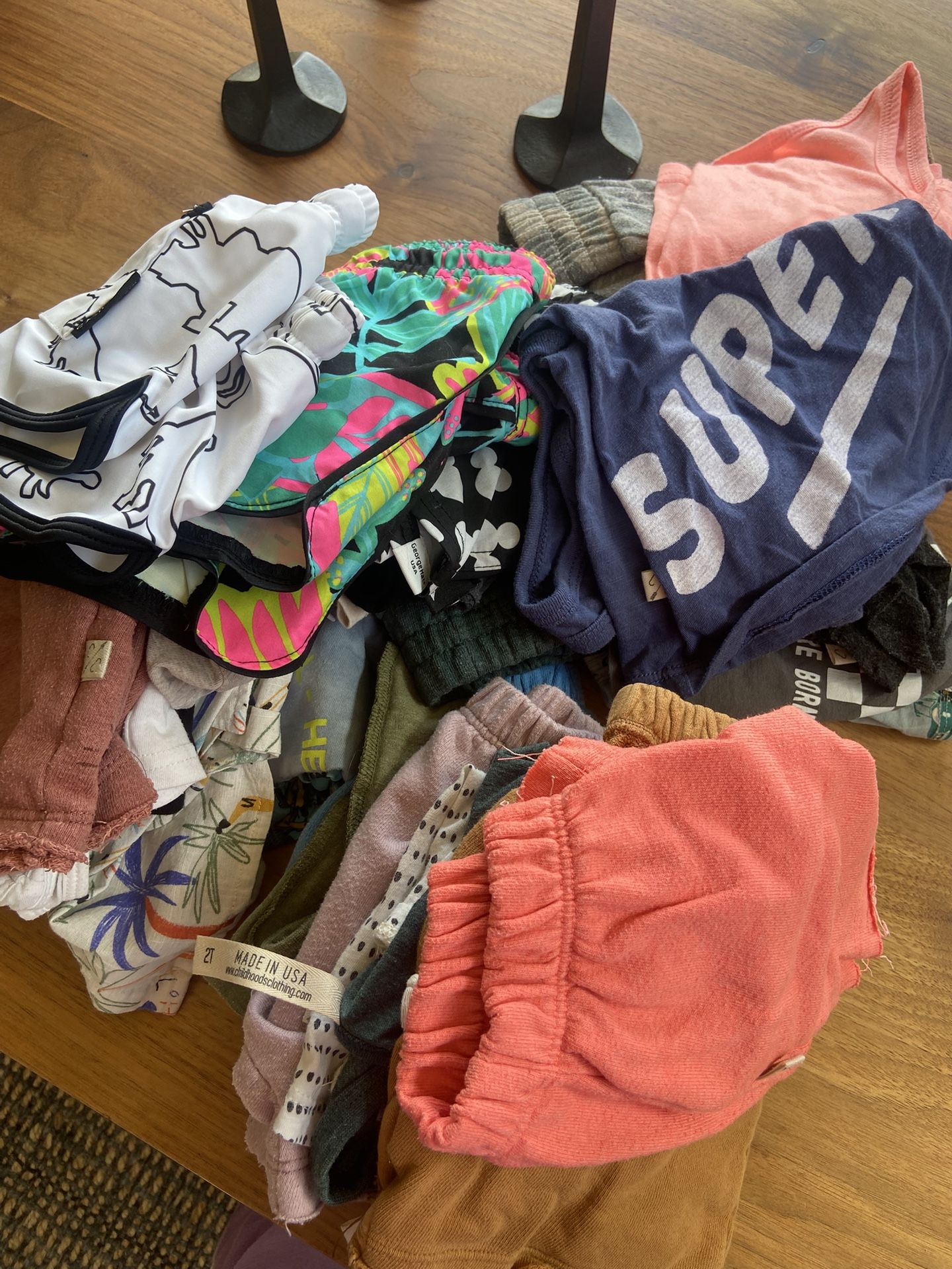 Large Lot Of Toddler Boutique Boys 2 T Clothes