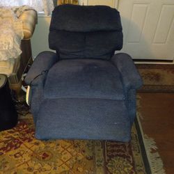 A Very Nice Blue No Stains No Smoke No Animals House Chair Is In Good Condition I Had It For My Brother He Only Had It For A Little While And Then He 