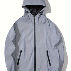 Super Reflective Jacket Bike Cycle Run New No Tag Men’s Xl 