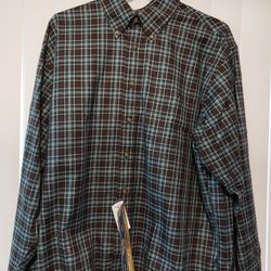 Brooks Brothers - LARGE, Long Sleeve, plaid Shirt 