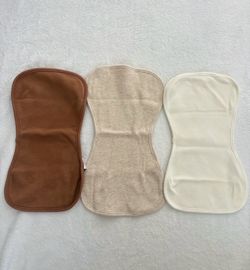 3 pack neutral burp clothes