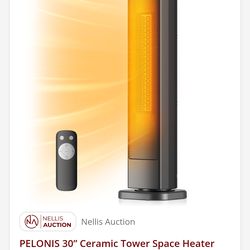 PELONIS 30” Ceramic Tower Space Heater - NEW