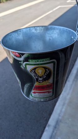 Jägermeister metal ice bucket