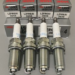 3656 LZFR6AI NGK | Laser Iridium Spark Plugs 4x