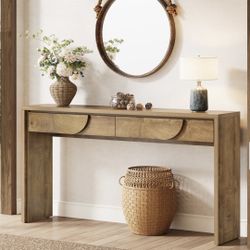 XK00832 63-Inch Console Table with 2 Drawers