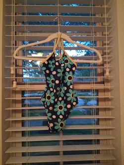 Kids blue swimsuit size 6