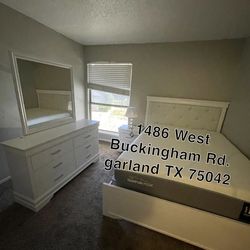 Furniture bedroom set with mattress