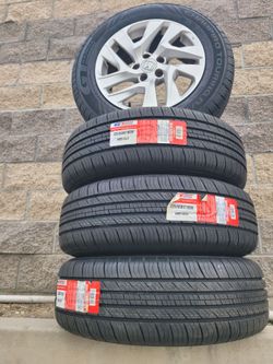 17" Rims & brand new Tires Honda CRV 17" Rines llantas nuevas Honda CR-V 225 65 17 dot 2026
