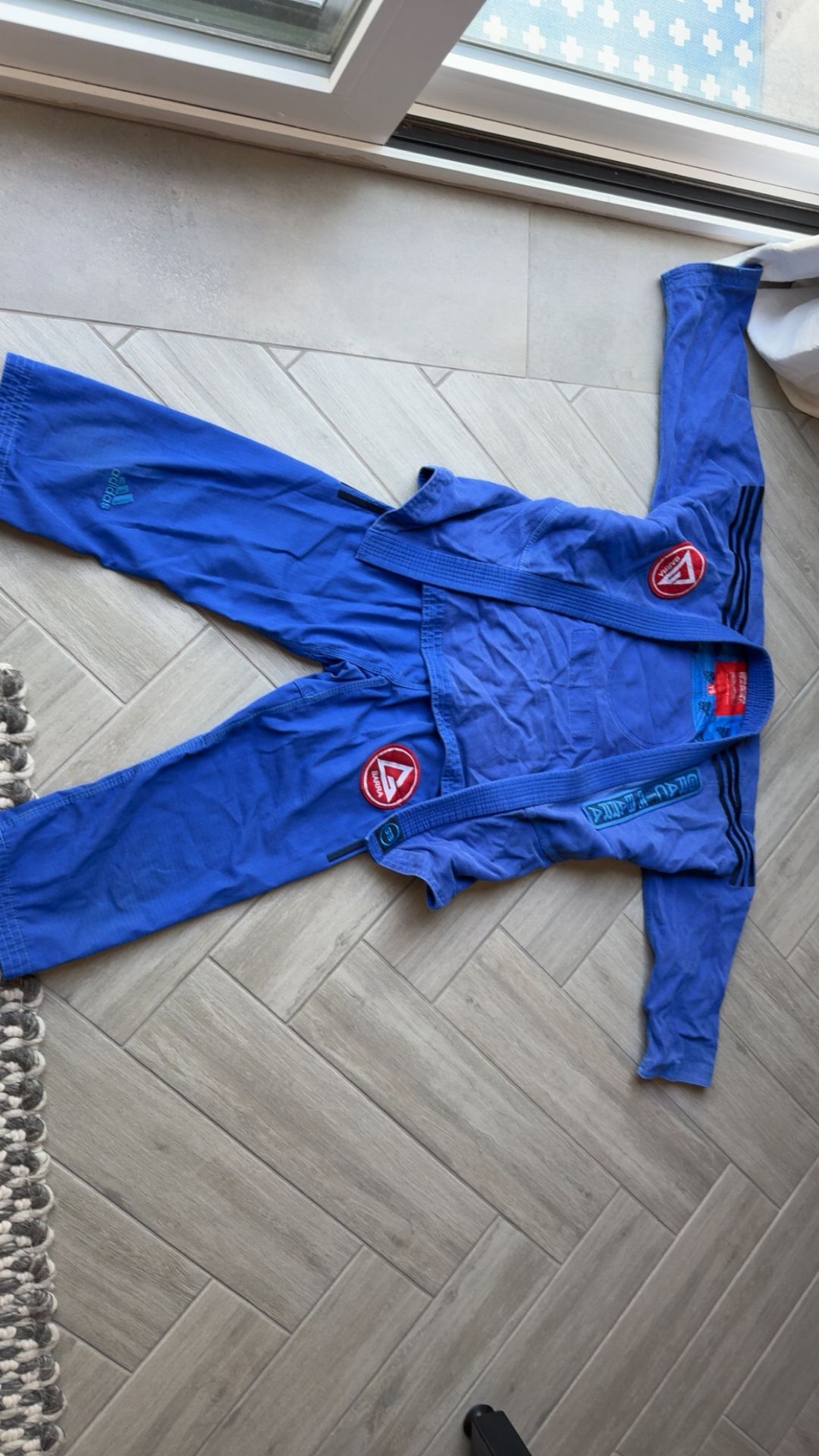 Adidas Limited Edition Y5 Blue Gracie Barra Gi