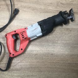 Milwaukee Sawzall Reciprocating Saw 6509-31 Heavy Duty 12A