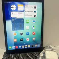 Apple iPad 9th Gen 64GB WiFi+Cellular UNLOCKED 10.2” iPad—Space Gray iOS 26 complete