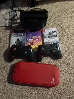 Nintendo Switch Bundle with Games and Accessories