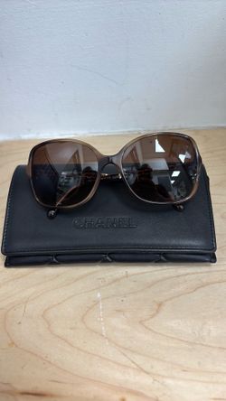 Chanel 5210  brown tortoise gradient chain sunglasses