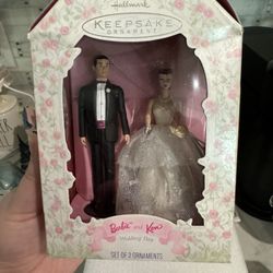 Hallmark Keepsake Barbie And Ken Ornaments 