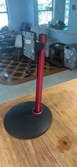 Monitor Stand with VESA Mount Red Black