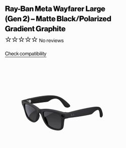 Wayfarer Large (Gen 2) – Matte Black/Polarized Gradient Graphite