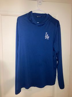 Cutter & Buck LA Dodgers Hooded Long Sleeve Shirt