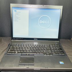 Dell Precision M6400 Laptop 17" Intel Core 2 Boots To Bios Computer Pc