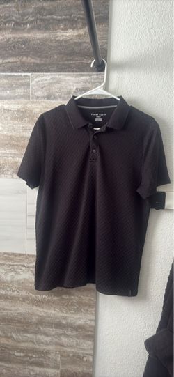 Perry Ellis Black Polo Shirt