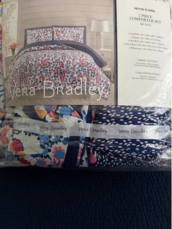 Vera Bradley 7 Pieces Comforter Set Queen Size