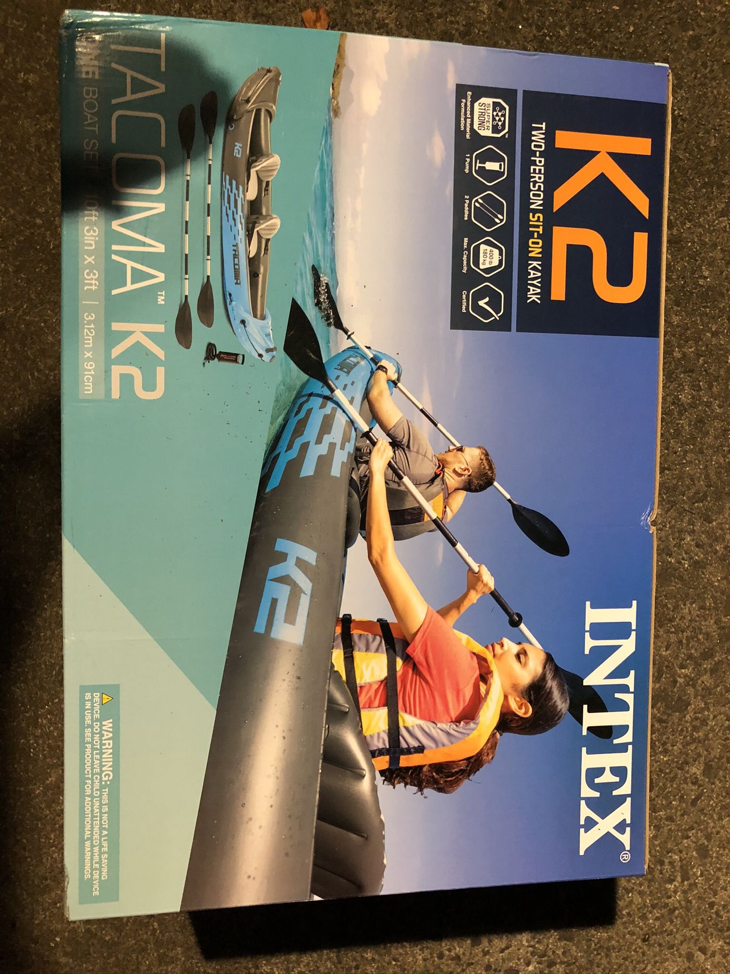 Intex k2 inflatable kayak NEW