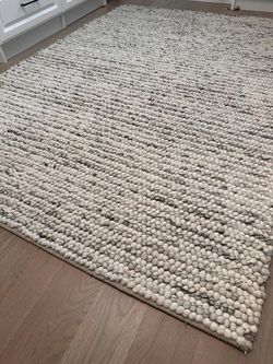 Area Rug 5x7 Carpet - Woven Modern Style