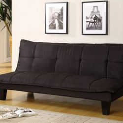 Black Margo Adjustable Sofa 👍FREE FINANCING AVAILABLE❗NO CREDIT CHECK❗ 