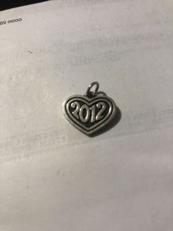 James Avery 2012 charm