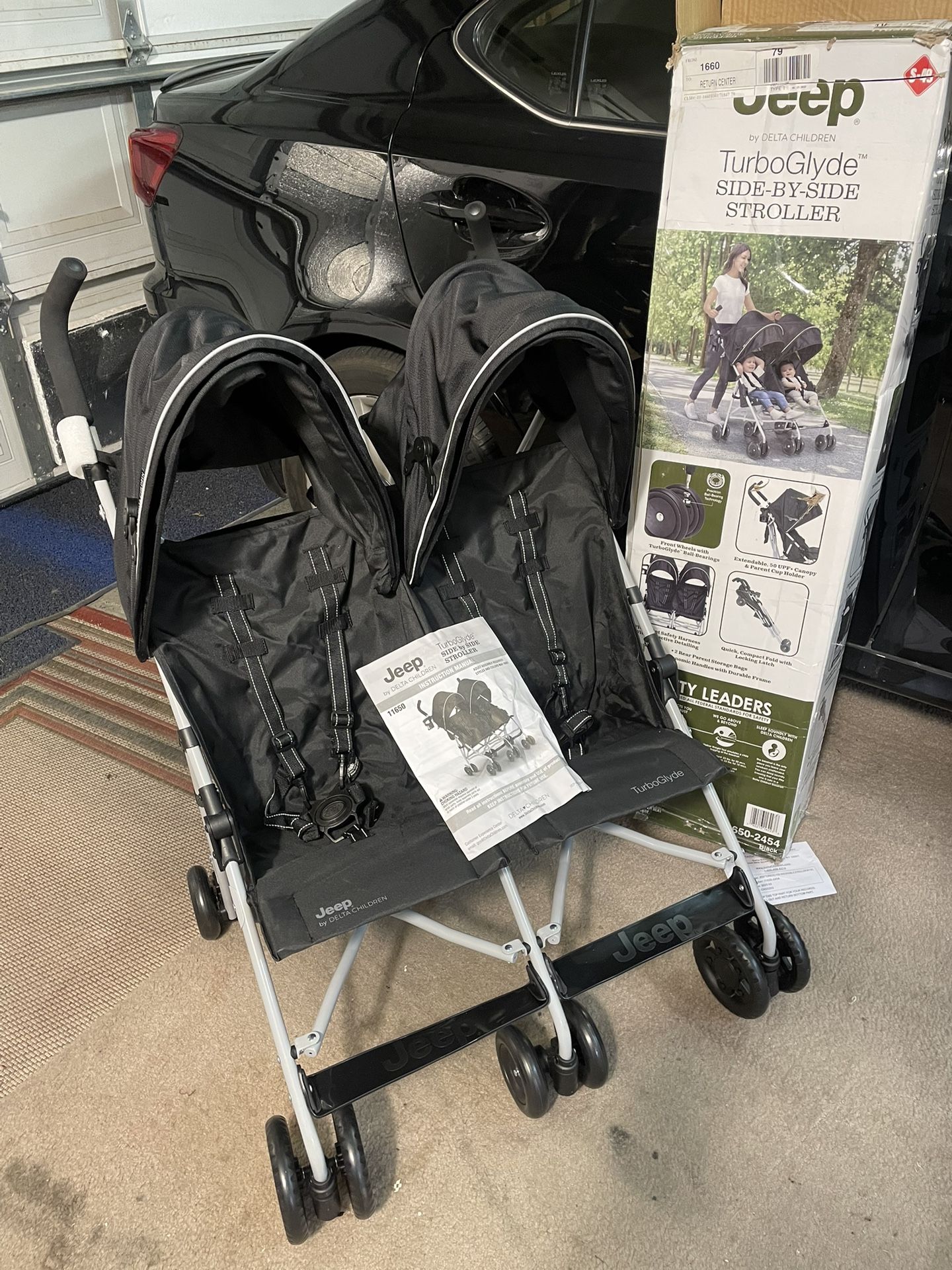 JEEP TurboGylde Side-by-Side Stroller