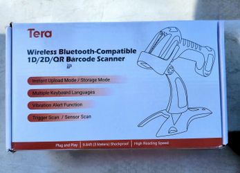 Tera Wireless Bluetooth Barcode Scanner. 