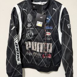 Puma x A$AP Rocky DTSD Quilt Sweatshirt Men's Size Medium Black 631126-01