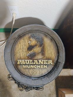 Rare Paulaner wall decoration