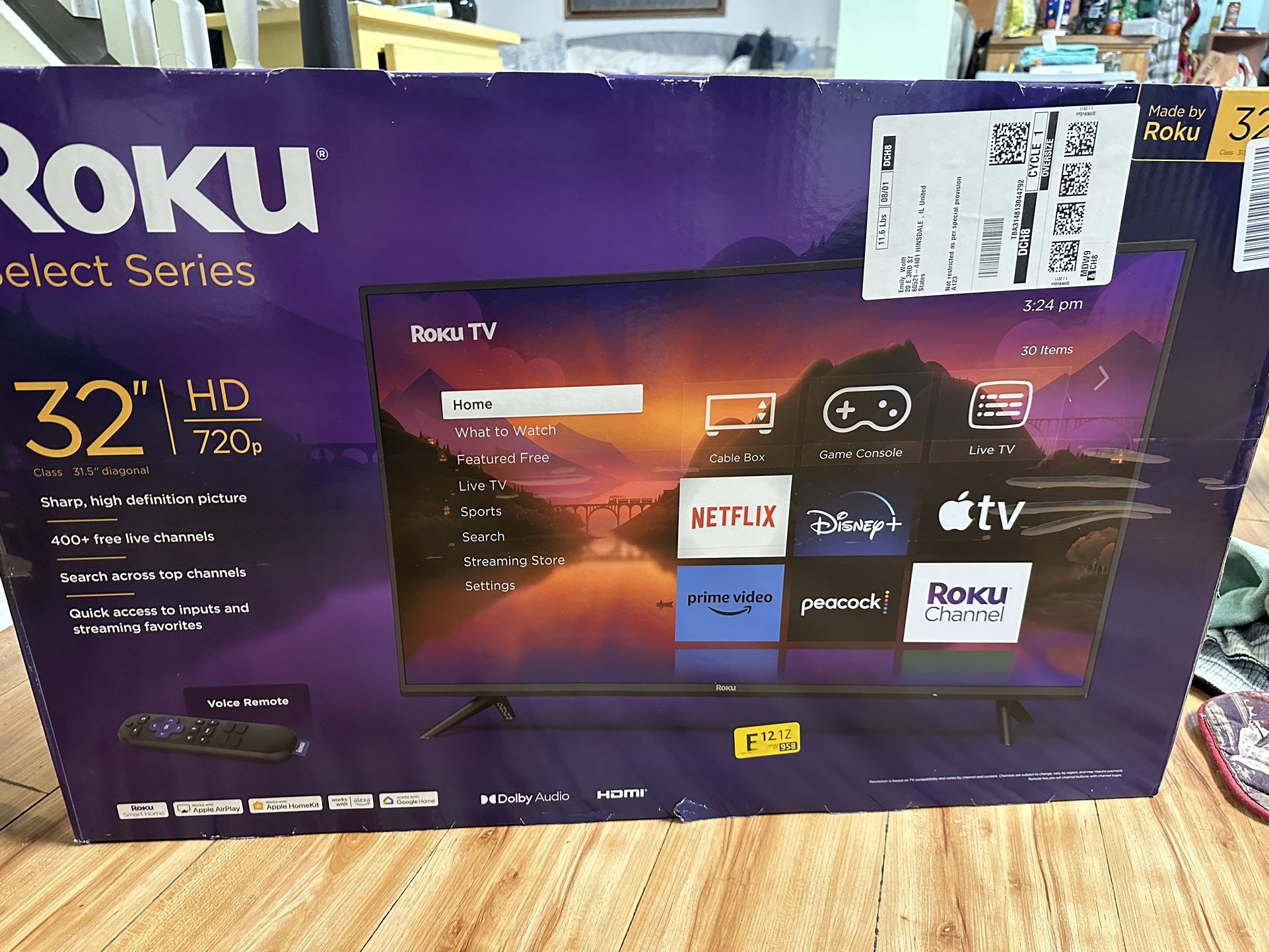 32 Inch TV New Never Opened