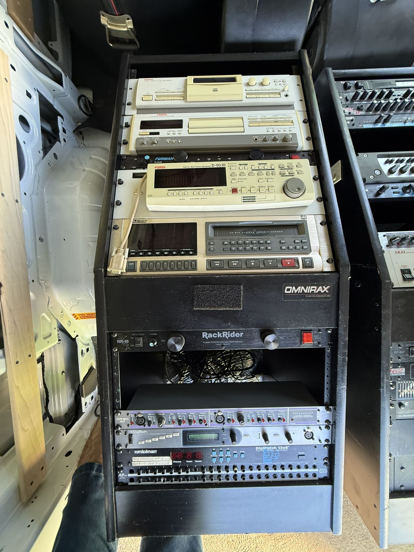 Audio Rack Gear Recording
