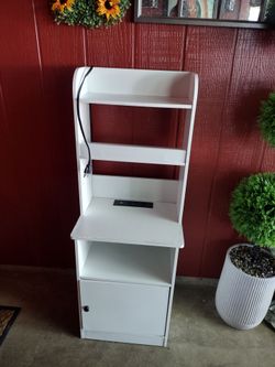 nightstand with charger