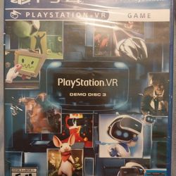 PlayStation VR Demo Disc 3 For PS4 New $15
