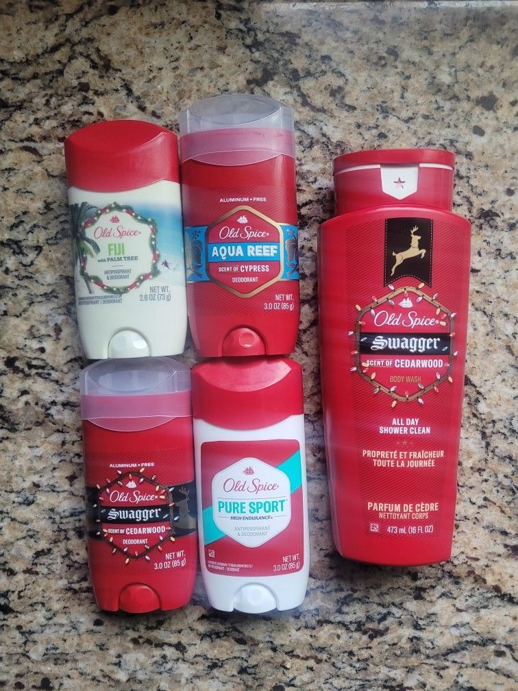 Old Spice Bodywash/Deodorants Bundle