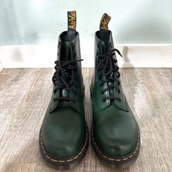 Practically brand new Dr. Martens Forest Green Boots