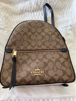 Coach colorblock backpack
