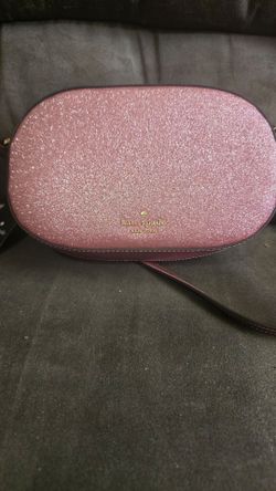 Kate Spade New York Pink Glitter Crossbody Bag