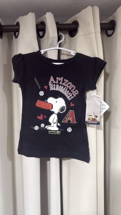 Arizona Diamondbacks Peanuts Girls Shirt 3T