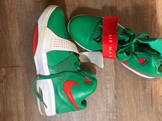 Nike Air Max High-Top Sneakers Green Red