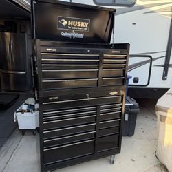 🔧 Husky Pro 23-Drawer Tool Chest – Heavy Duty – Black
