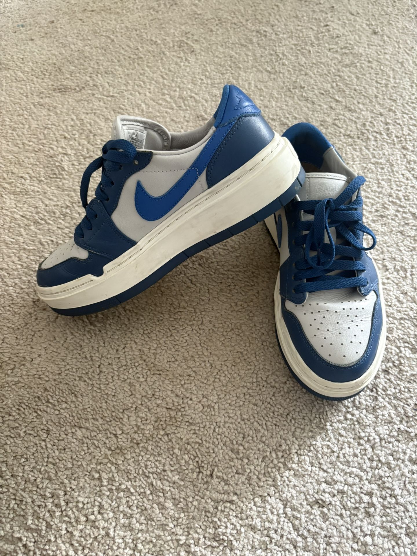 French Blue Elevate Low Jordan 1s