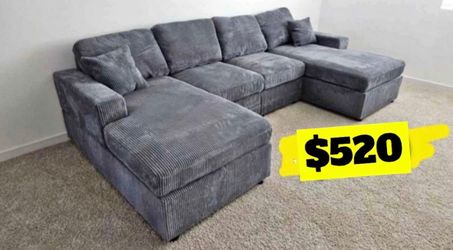 Sectional Couch Double Chaise