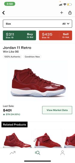 JORDAN 11 WIN LIKE 96